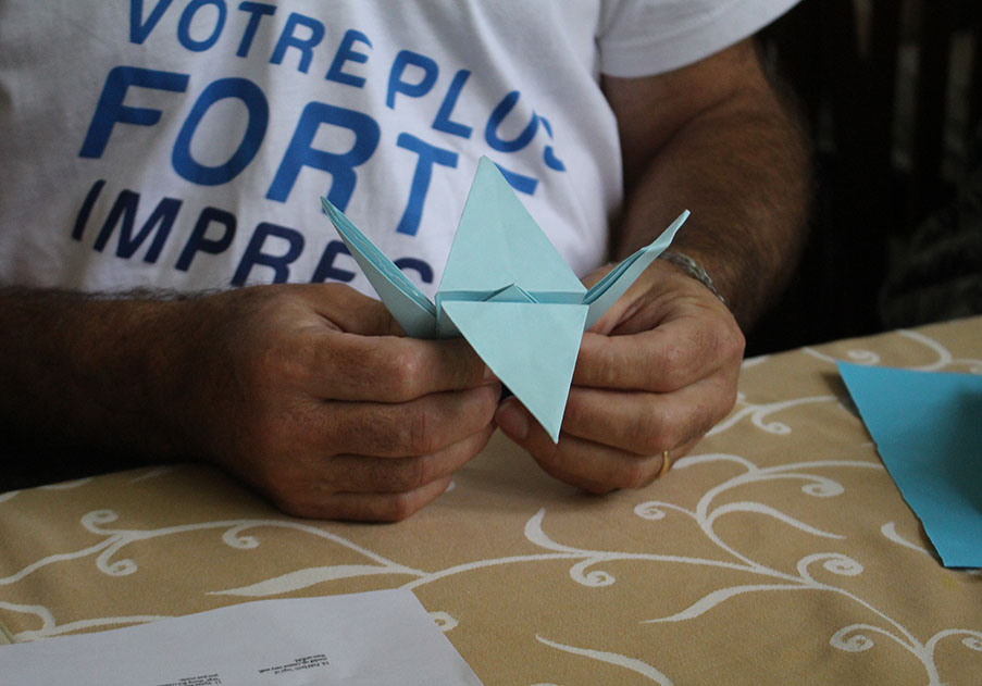Précigraph, Team - Origami in action!
