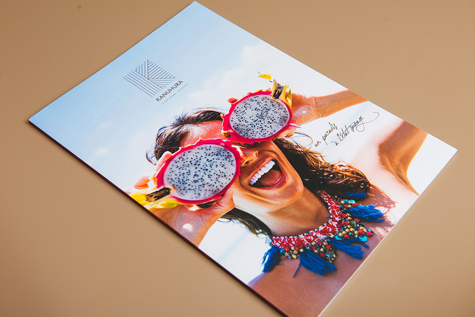 Kanuhura brochure, Sun Resorts, printed by Précigraph