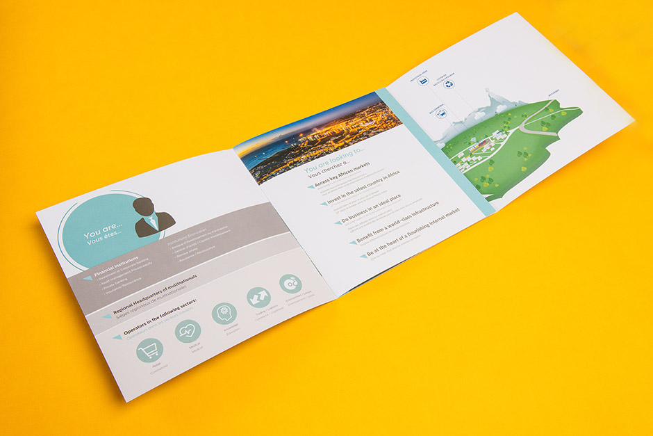 Moka Smart City brochure, ENL Property, printed by Précigraph
