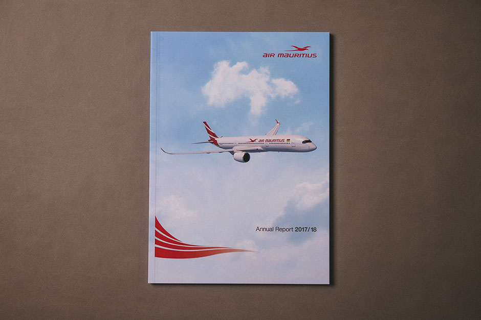 Air Mauritius Annual Report designed & printed by Précigraph