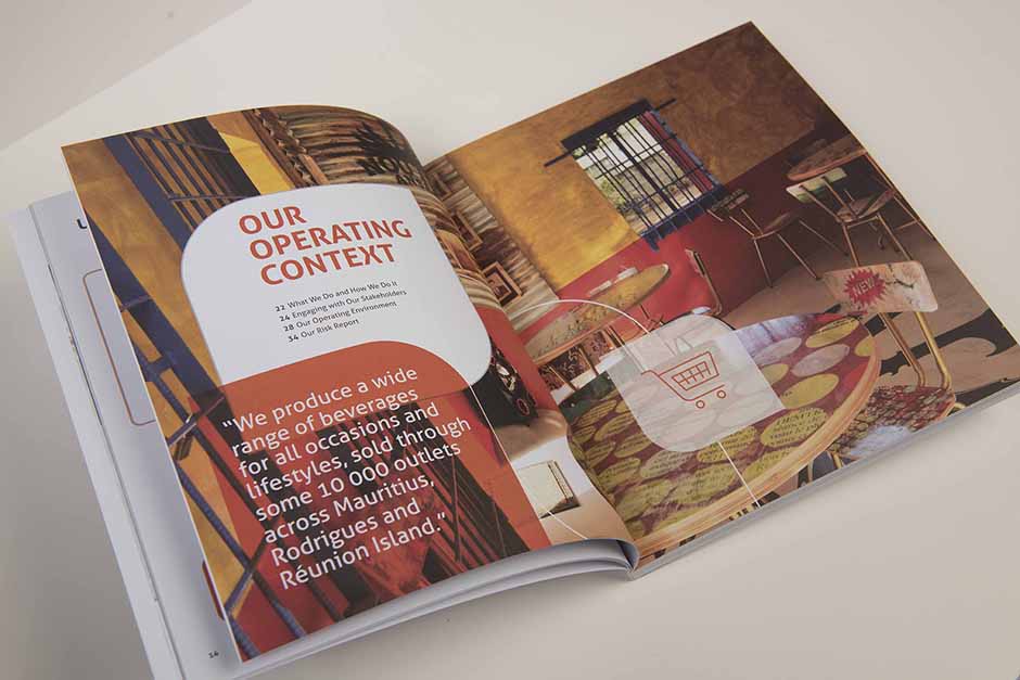 Phoenix Beverages Annual Report printed by Précigraph